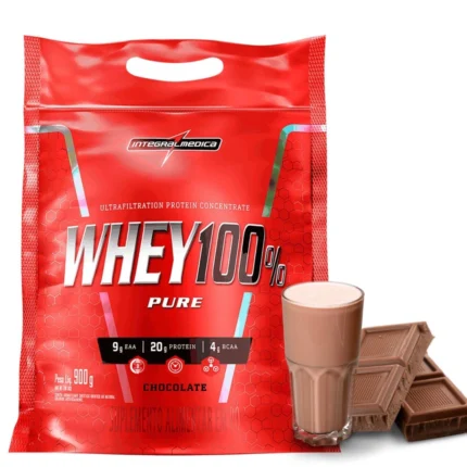Whey Protein 100% Concentrado pure Integral Medica 907g (Chocolate)